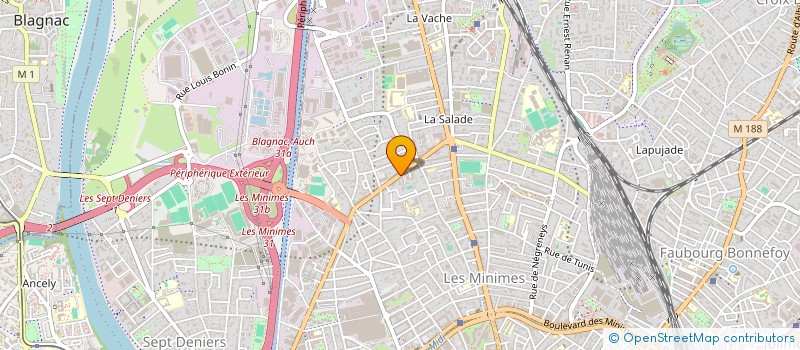 localisation de l'entreprise SCI SEGUY à TOULOUSE