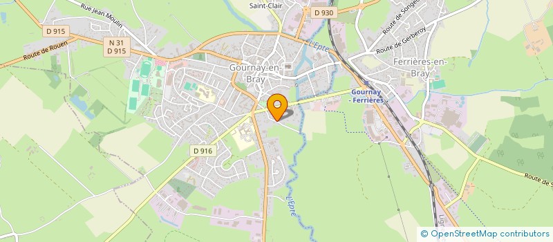 localisation de l'entreprise SCI SEHA  GOURNAY-EN-BRAY