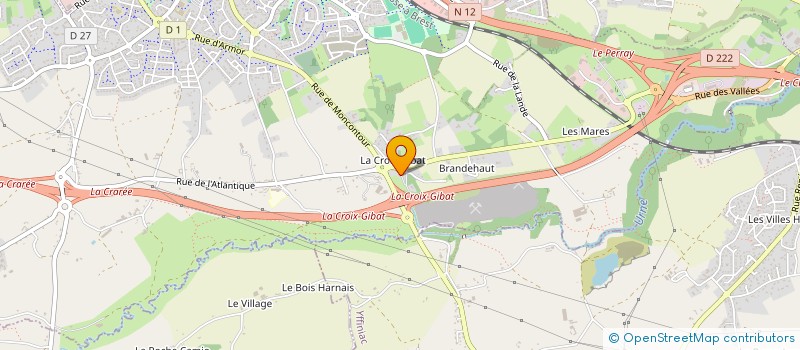 localisation de l'entreprise SCI SEHERCULE  TREGUEUX