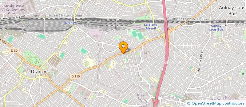 localisation de l'entreprise SCI SEHMBI à LE BLANC-MESNIL