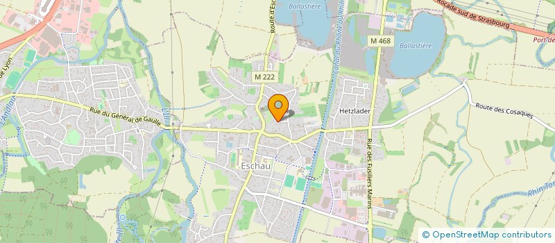 localisation de l'entreprise SCI SEHN  ESCHAU