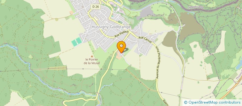 localisation de l'entreprise SCI SEICHAMPS  HUSSIGNY-GODBRANGE