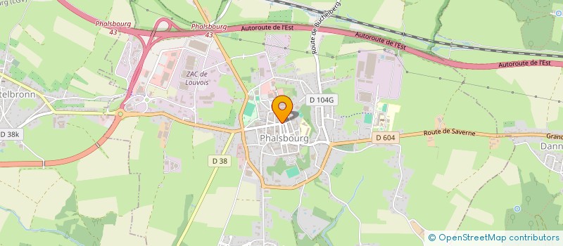 localisation de l'entreprise SCI SEICHEPINE  PHALSBOURG