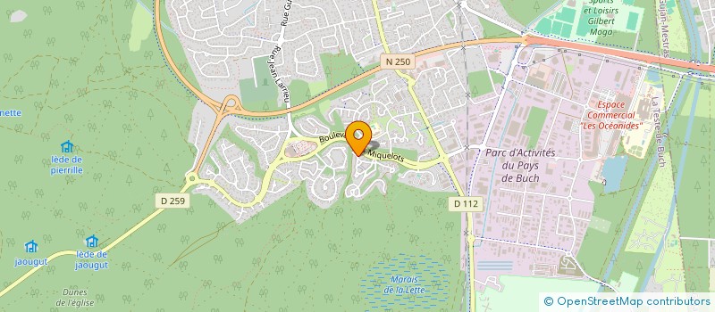 localisation de l'entreprise SCI SEIGLE à LA TESTE-DE-BUCH