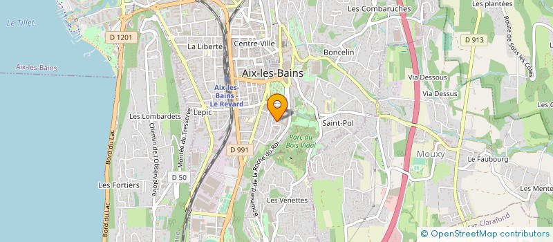 localisation de l'entreprise SCI SEIGLE IMMOBILIER  AIX-LES-BAINS