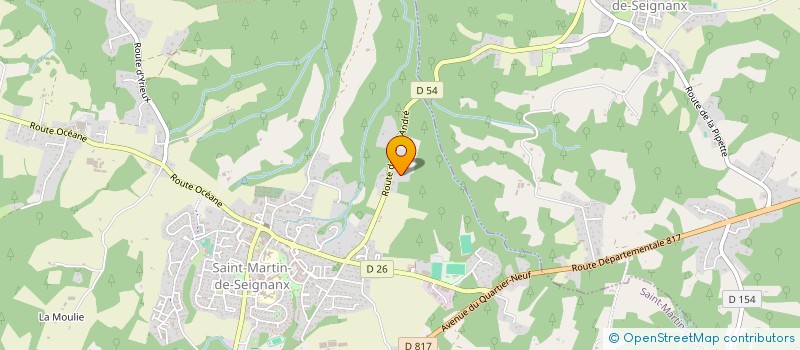 localisation de l'entreprise SCI SEIGNANX-SAOUSSET  SAINT-MARTIN-DE-SEIGNANX