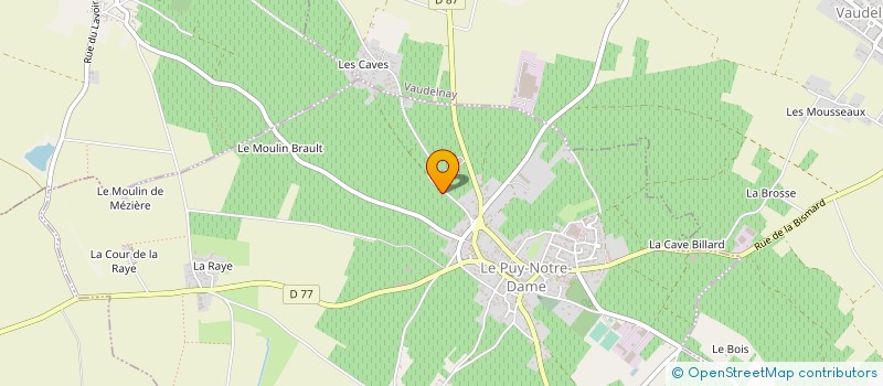 localisation de l'entreprise SCI SEIGNEMORTE  LE PUY-NOTRE-DAME