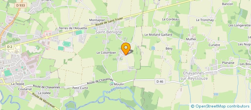 localisation de l'entreprise SCI SEIGNEURIE DE LA BOURLIERE  CHEVROUX