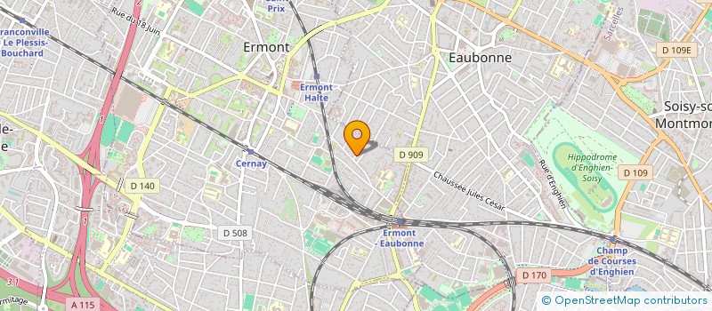 localisation de l'entreprise SCI SEIGNON HARRIS à ERMONT