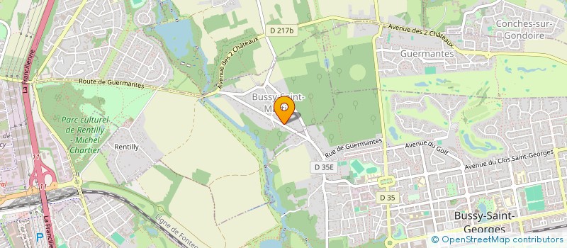 localisation de l'entreprise SCI SEILA  BUSSY-SAINT-MARTIN