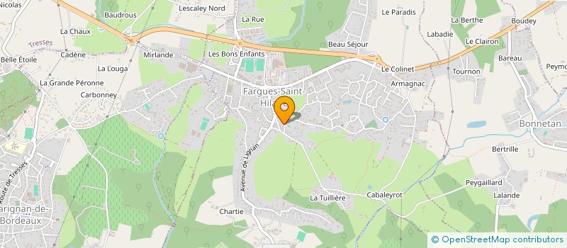 localisation de l'entreprise SCI SEILA  FARGUES-SAINT-HILAIRE