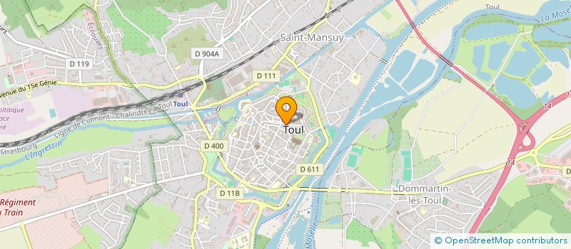 localisation de l'entreprise SCI SEILER  TOUL