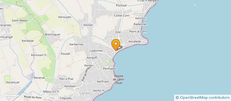 localisation de l'entreprise SCI  SEILIEZ-LODONNEC-KERGOFF  LOCTUDY