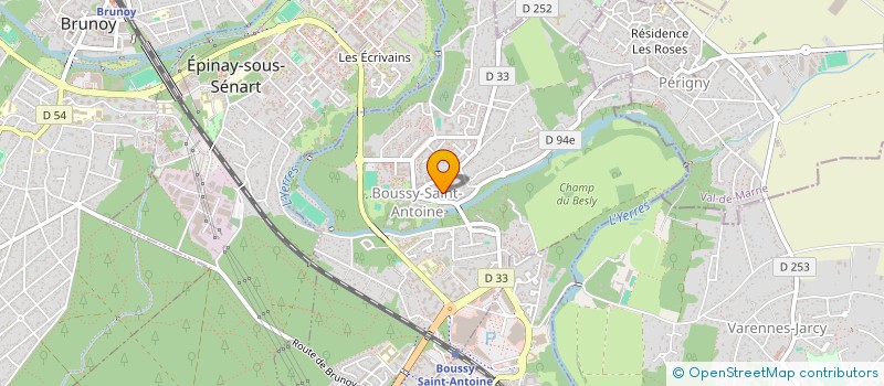 localisation de l'entreprise SCI SEINE 10  BOUSSY-SAINT-ANTOINE