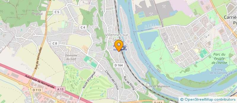 localisation de l'entreprise SCI SEINE EIFFEL ALBION 1  VILLENNES-SUR-SEINE