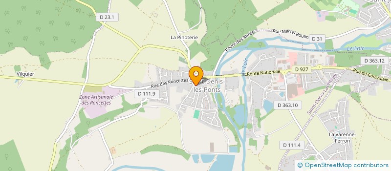 localisation de l'entreprise SCI SEINE ET LOIR à JALLANS