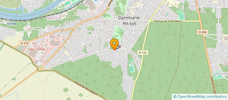 localisation de l'entreprise SCI SEINE ET YONNE à DAMMARIE-LES-LYS