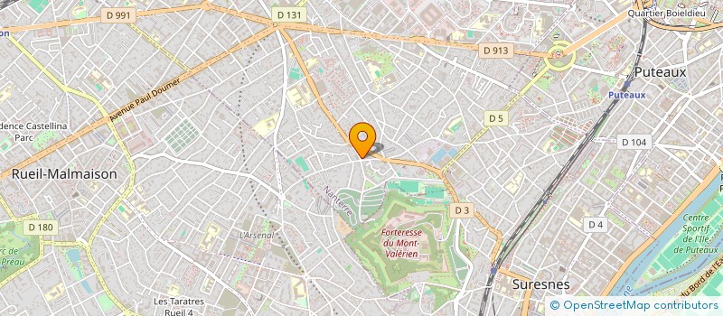 localisation de l'entreprise SCI SEINE FLAMA  NANTERRE