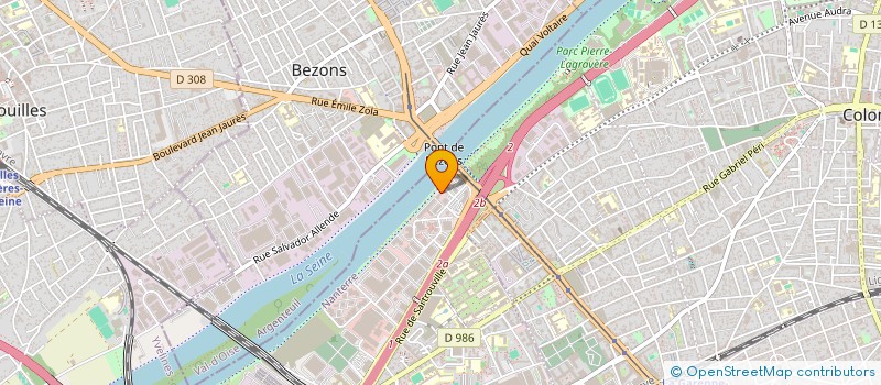 localisation de l'entreprise SCI SEINE HARAS  NANTERRE