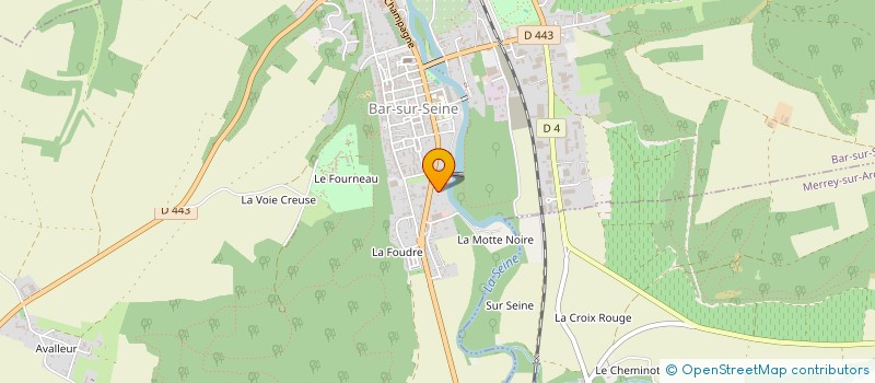 localisation de l'entreprise SCI SEINE IMMO à BAR-SUR-SEINE