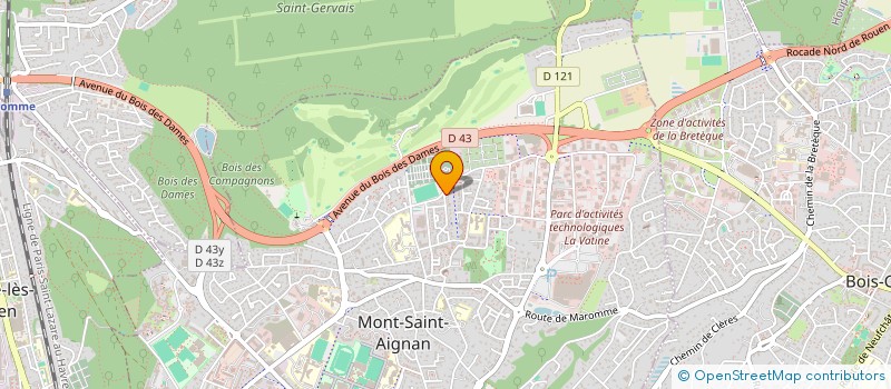 localisation de l'entreprise SCI SEINE SOLFERINO  MONT-SAINT-AIGNAN