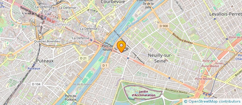 localisation de l'entreprise SCI SEINE YBRY à NEUILLY-SUR-SEINE