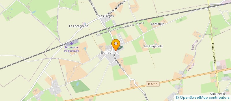 localisation de l'entreprise SCI SEINGIER  BOLLEVILLE