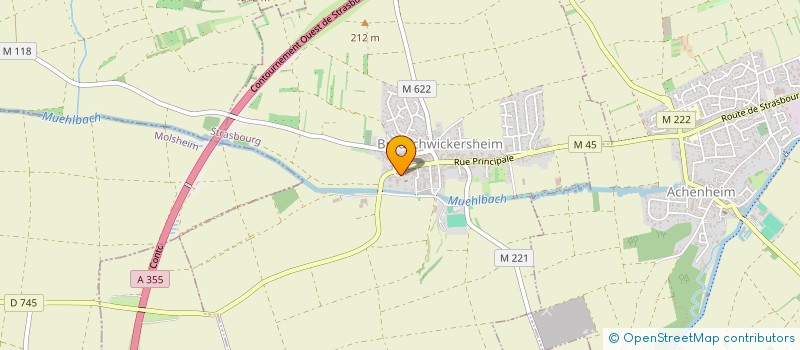 localisation de l'entreprise SCI SEITZ-HOUSNI  BREUSCHWICKERSHEIM