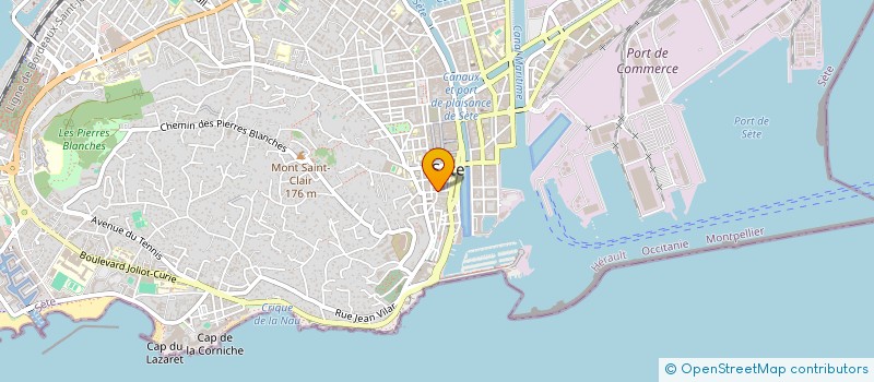 localisation de l'entreprise SCI SEIZE QUATORZE  SETE