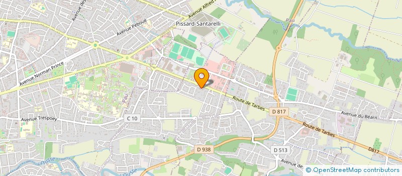 localisation de l'entreprise SCI SEJ  BIZANOS