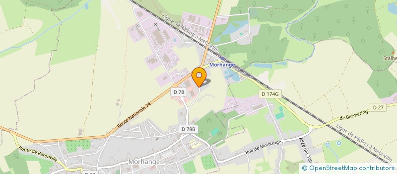 localisation de l'entreprise SCI SEJA  RACRANGE