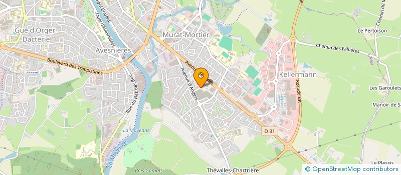 localisation de l'entreprise SCI SEJB à LAVAL