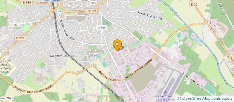 localisation de l'entreprise SCI SEJEC  HAGUENAU