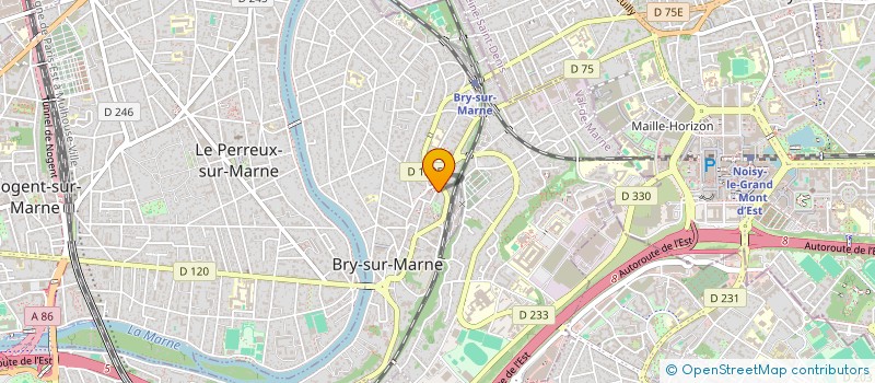 localisation de l'entreprise SCI SEJI 13 à BRY-SUR-MARNE
