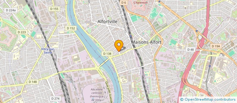 localisation de l'entreprise SCI SEJLDA à ALFORTVILLE