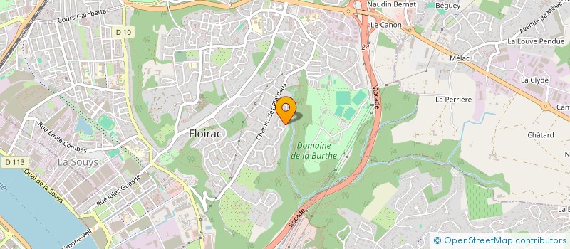 localisation de l'entreprise SCI SEJOU  FLOIRAC