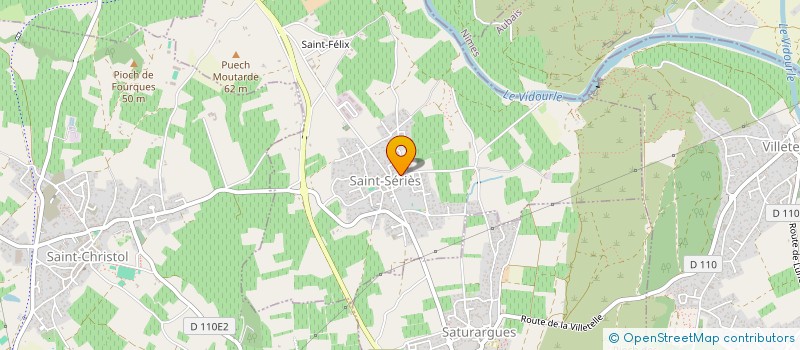 localisation de l'entreprise SCI SEJUCLEMAZ  SAINT-SERIES