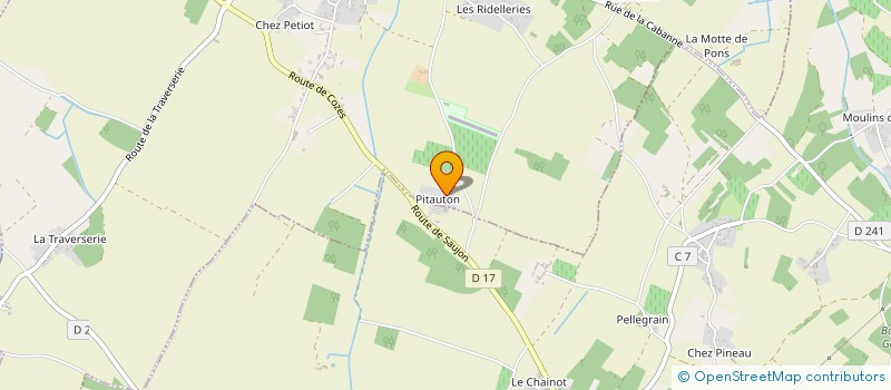 localisation de l'entreprise SCI SEKA  CORME-ECLUSE