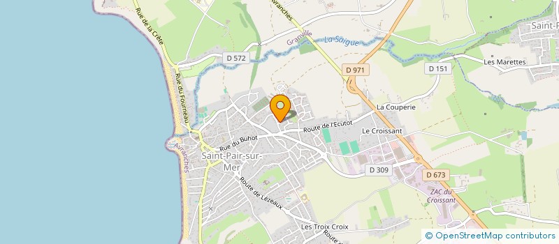 localisation de l'entreprise SCI SEKICO  SAINT-PAIR-SUR-MER