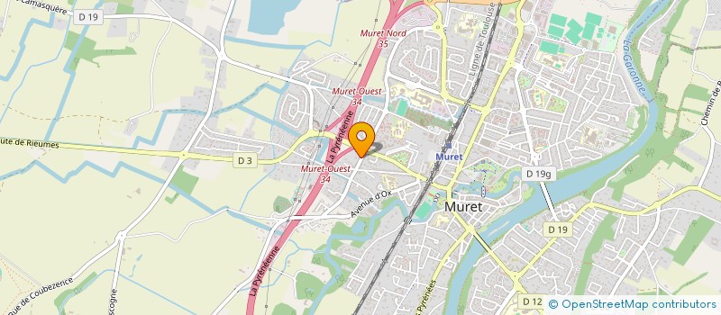 localisation de l'entreprise SCI SEKKAK  MURET