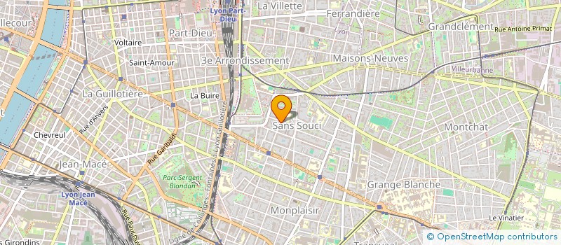 localisation de l'entreprise SCI SEKKEN  LYON