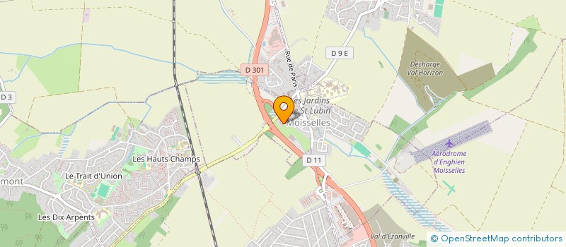localisation de l'entreprise SCI SEKOURA à MOISSELLES