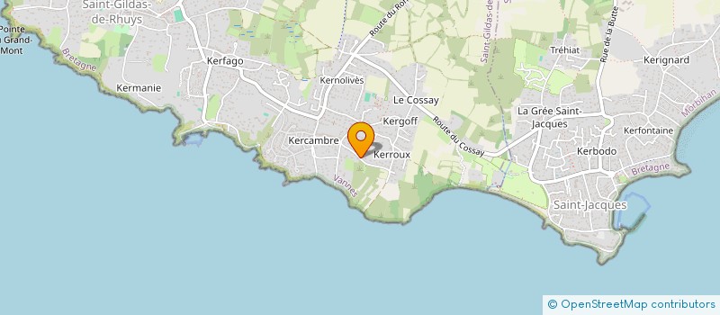 localisation de l'entreprise SCI SEKUSSA  SAINT-GILDAS-DE-RHUYS