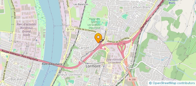 localisation de l'entreprise SCI SEL  LORMONT