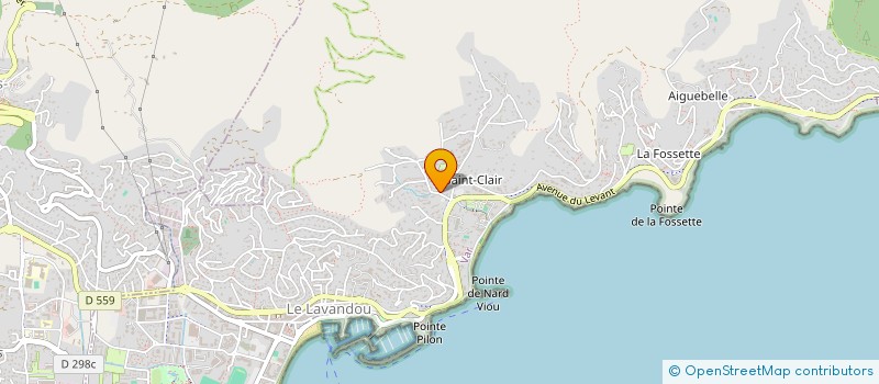 localisation de l'entreprise SCI SEL ET SABLE à LE LAVANDOU