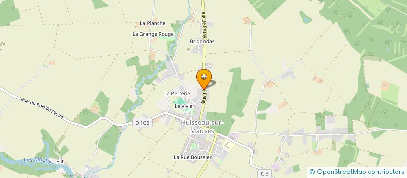 localisation de l'entreprise SCI SELA MONBARY à HUISSEAU-SUR-MAUVES