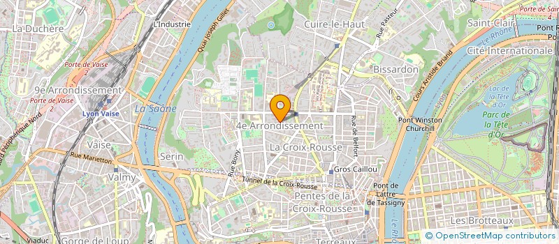 localisation de l'entreprise SCI SELAMARO ET SYLAMA  LYON