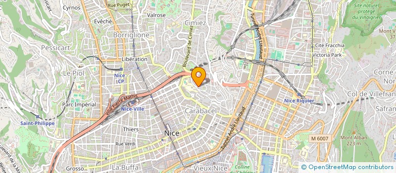 localisation de l'entreprise SCI SELAUGYA à NICE