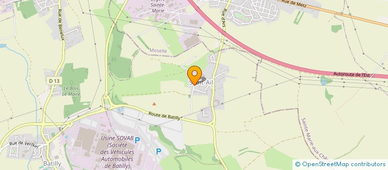 localisation de l'entreprise SCI SELAVI  SAINT-AIL