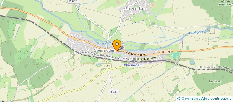 localisation de l'entreprise SCI SELCK  OBERMODERN-ZUTZENDORF